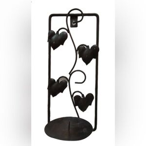 Black Metal Leaf Wall Decor